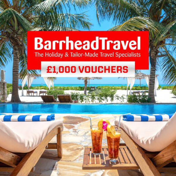 £1000 Barrhead Travel Vouchers