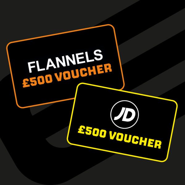 £500 FLANNELS OR JD SPORTS VOUCHER