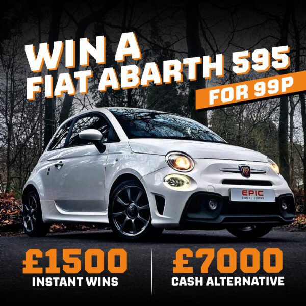 2018 FIAT ABARTH 595 + £1500 INSTANT WINS