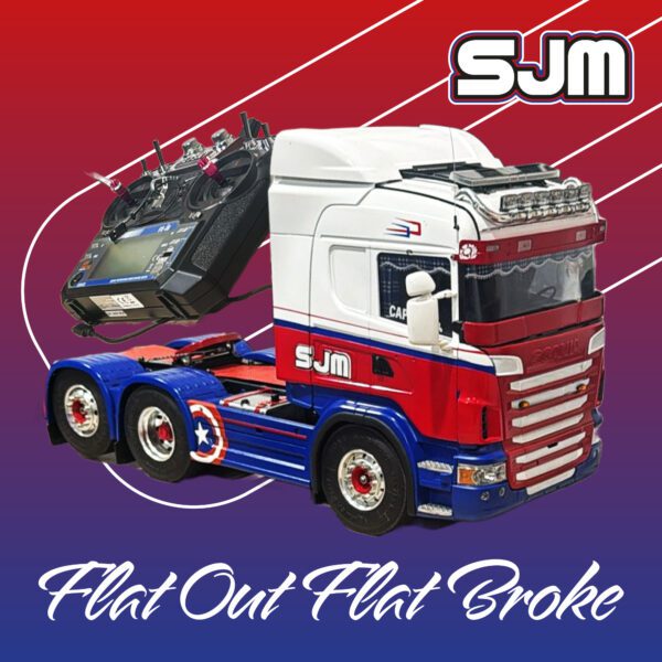 FLAT OUT FLAT BROKE RC REPLICA TRUCK PLUS INSTANT WINS
