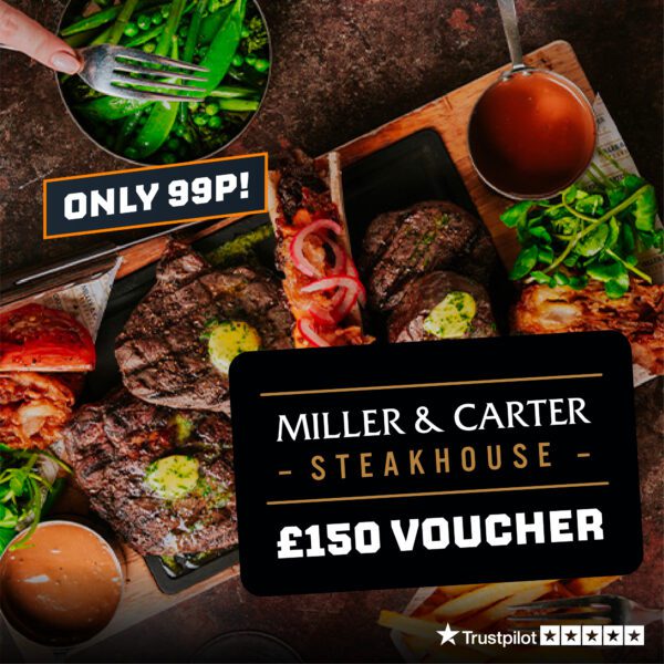 £150 MILLER & CARTER VOUCHER
