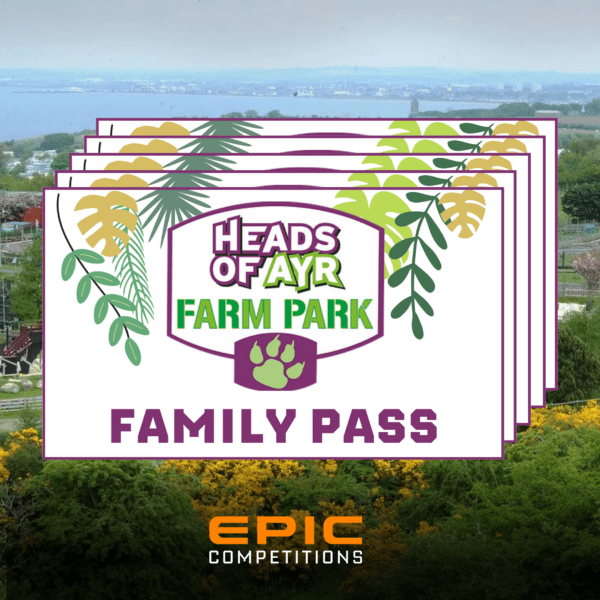 HEADS OF AYR  FARM PARK FAMILY PASS- 5 WINNERS