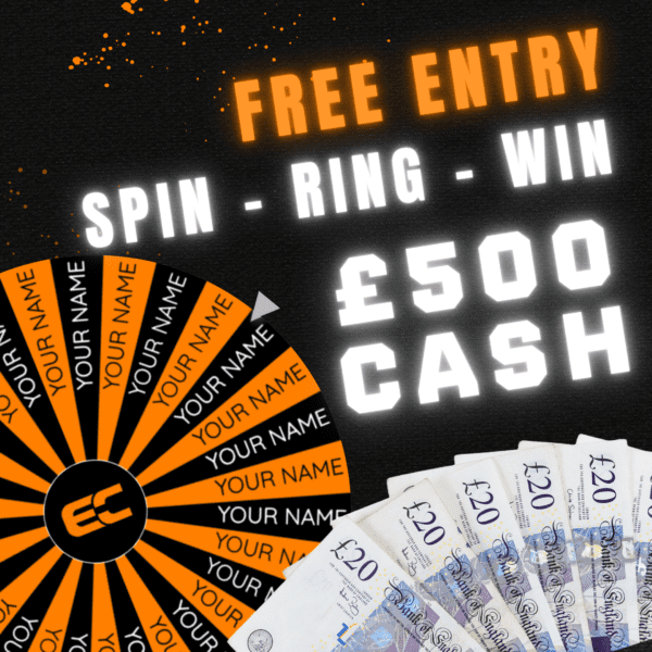 £500 TAX-FREE CASH - FREE ENTRY