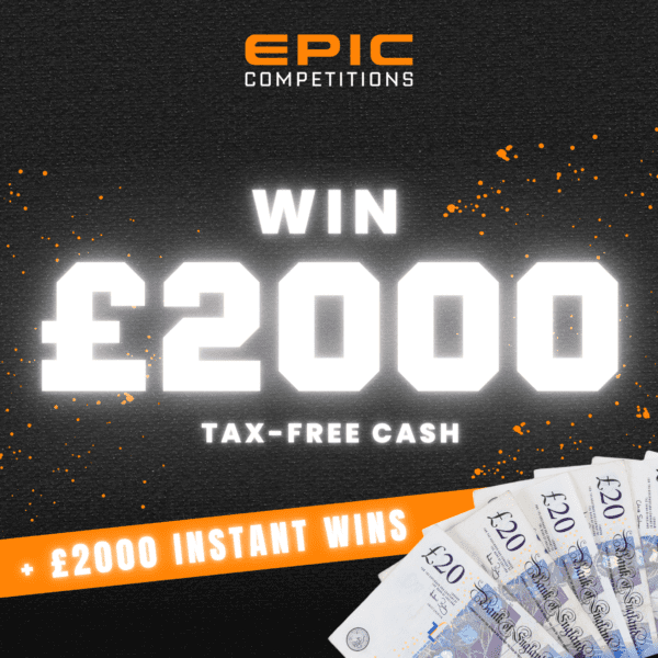 £2000 CASH PRIZE + £2000 WORTH OF INSTANT WINS