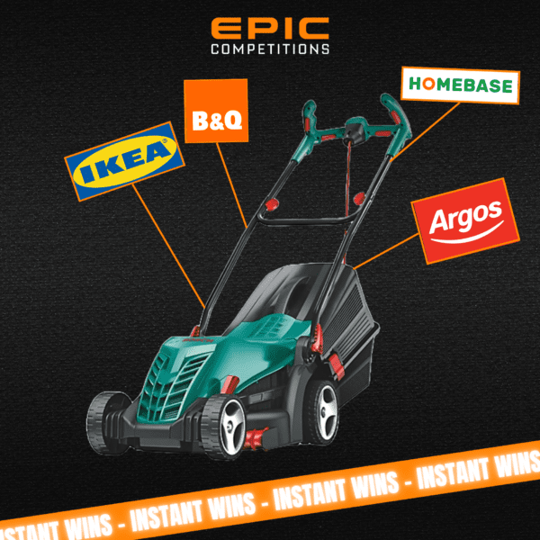 BOSCH 370 LAWNMOWER + INSTANT WINS