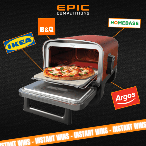 NINJA ELECTRIC OUTDOOR PIZZA OVEN + INSTANT WINS