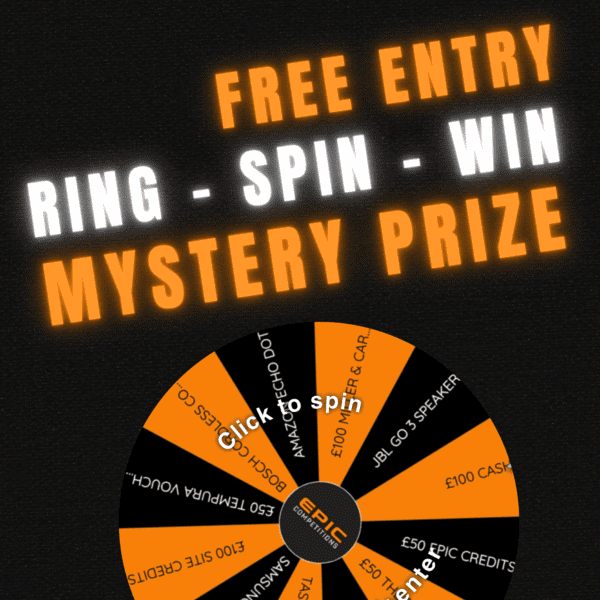 MYSTERY PRIZE - FREE TO ENTER