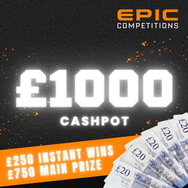 £1000 CASHPOT + INSTANT WINS