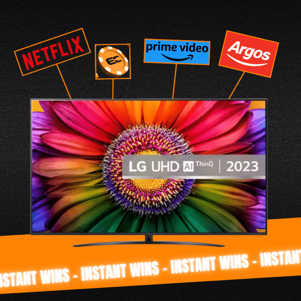 75" LG 4K TV + LG SK1D 2.0 SOUNDBAR + INSTANT WINS