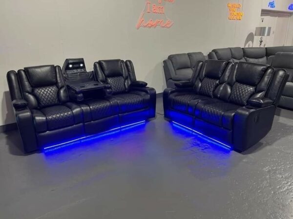 VEGAS 3 + 2 POWER RECLINER SOFAS - Image 3