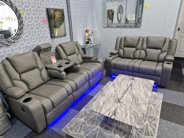 VEGAS 3 + 2 POWER RECLINER SOFAS - Image 4