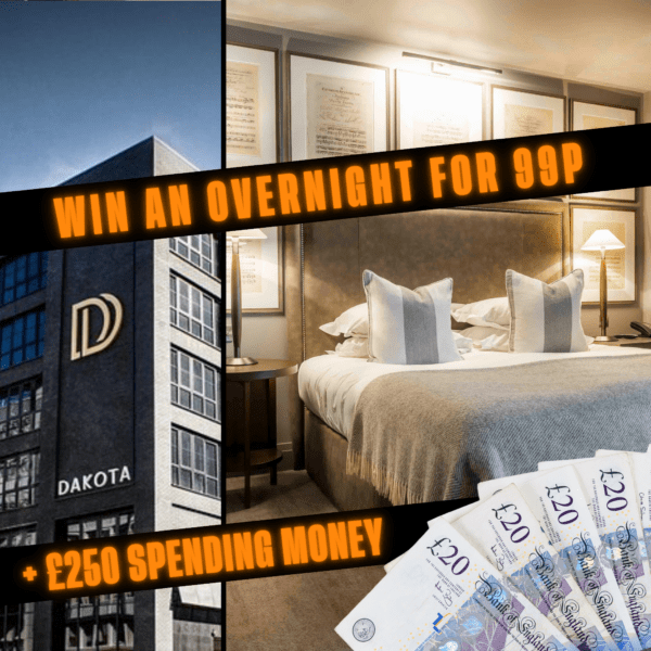 DAKOTA GLASGOW OVERNIGHT STAY + £250 SPENDING MONEY