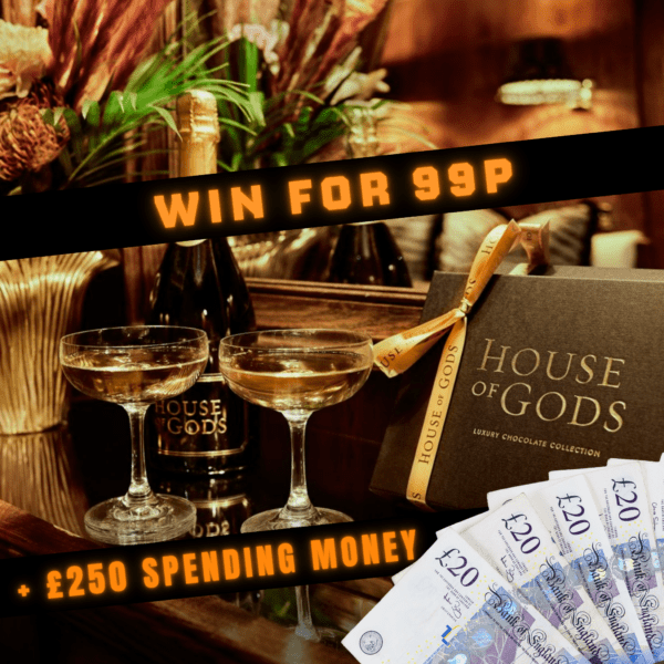 OVERNIGHT AT HOUSE OF GODS + £250 SPENDING MONEY