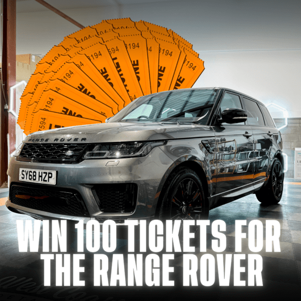 100 TICKETS FOR THE RANGE ROVER FREE COMP