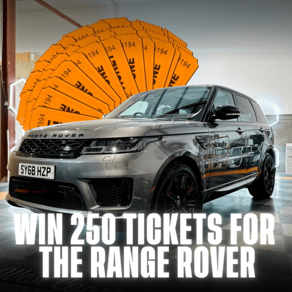 250 TICKETS FOR THE RANGE ROVER COMP