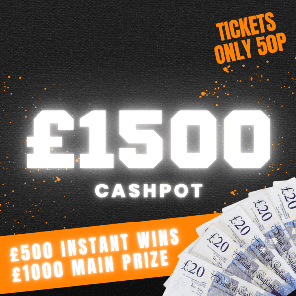 £1500 CASHPOT (INSTANT WINS)