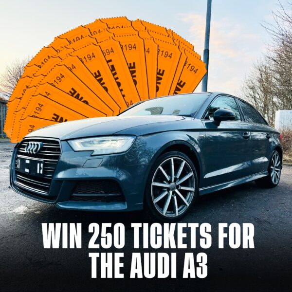 WIN 250 TICKETS FOR AUDI A3 SALOON S LINE COMP #1