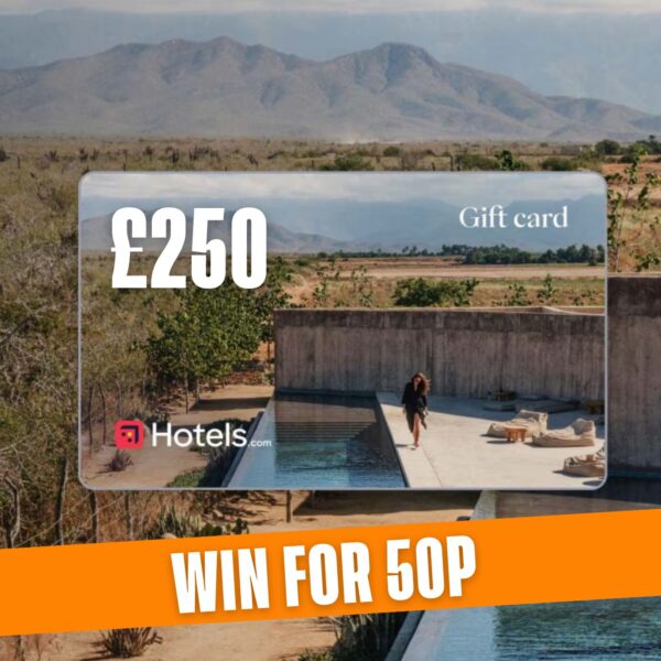 £250 HOTELS.COM VOUCHER