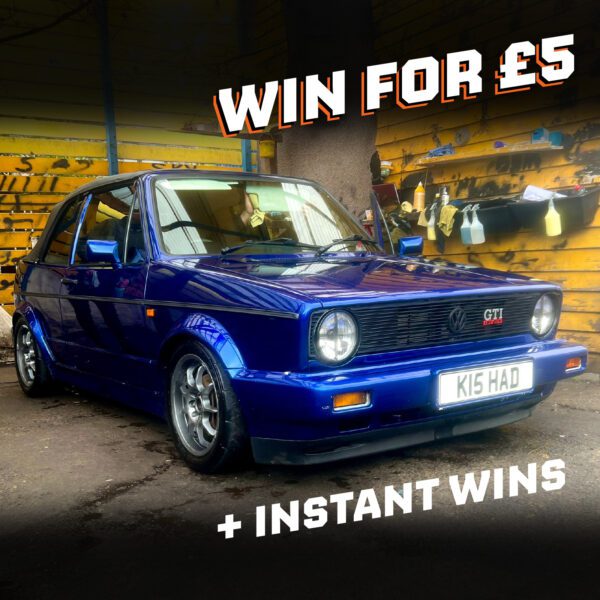 MK1 GOLF GTI 1.8 BAM ENGINE TURBO (280 BHP) + INSTANT WINS - £3000 CASH ALTERNATIVE